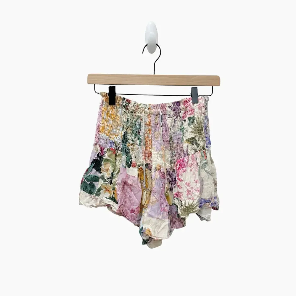 Zara Limited Edition‎ Blogger Floral Print Shorts Women’s Size XS